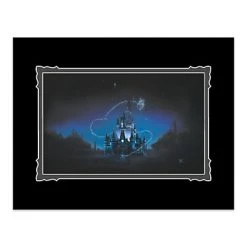 Discount ???? Disney Art Print - Cinderella Castle - 40 Magical Years ????