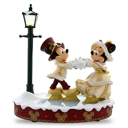 Discount ???? Disney Medium Figure - Mickey & Minnie Victorian Skate - Light Up ???? 1 Discount ???? Disney Medium Figure - Mickey & Minnie Victorian Skate - Light Up ????