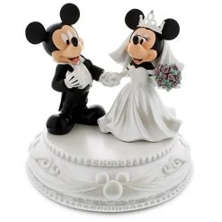 Coupon ???? Disney Medium Figure Statue - Mickey And Minnie Mouse Wedding ✨