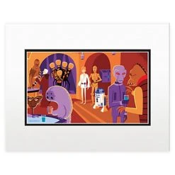 Best deal ???? Disney Art Print - Shag Star Wars Cantina - Right Side ????
