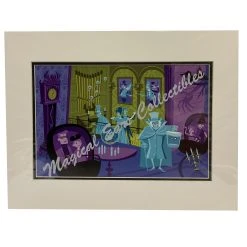 Cheap ✨ Disney Shag Art Print - The Haunted Mansion - 31 Ghosts - Left Side ????
