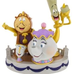 Discount ???? Disney Medium Figure - Beauty And The Beast Group - Light Up ????