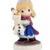 Cheapest ???? Disney Precious Moments Figure - Anna And Olaf - You Melt My Heart ✔️